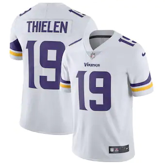 mens nike adam thielen white minnesota vikings vapor untouc